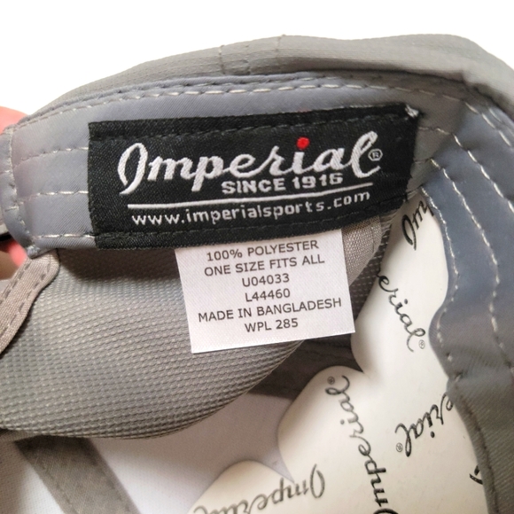 AJGA Imperial True Fit Golf Hat , One Size fits all, Gray - Picture 2 of 6